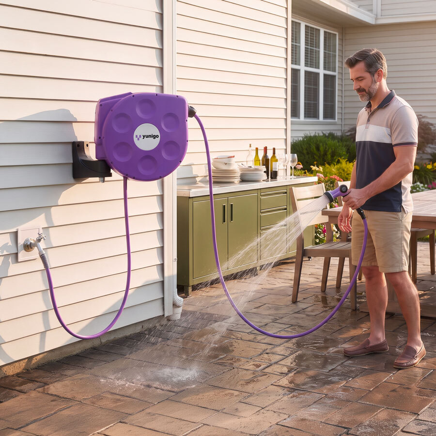 2. Rinse the patio after meals
