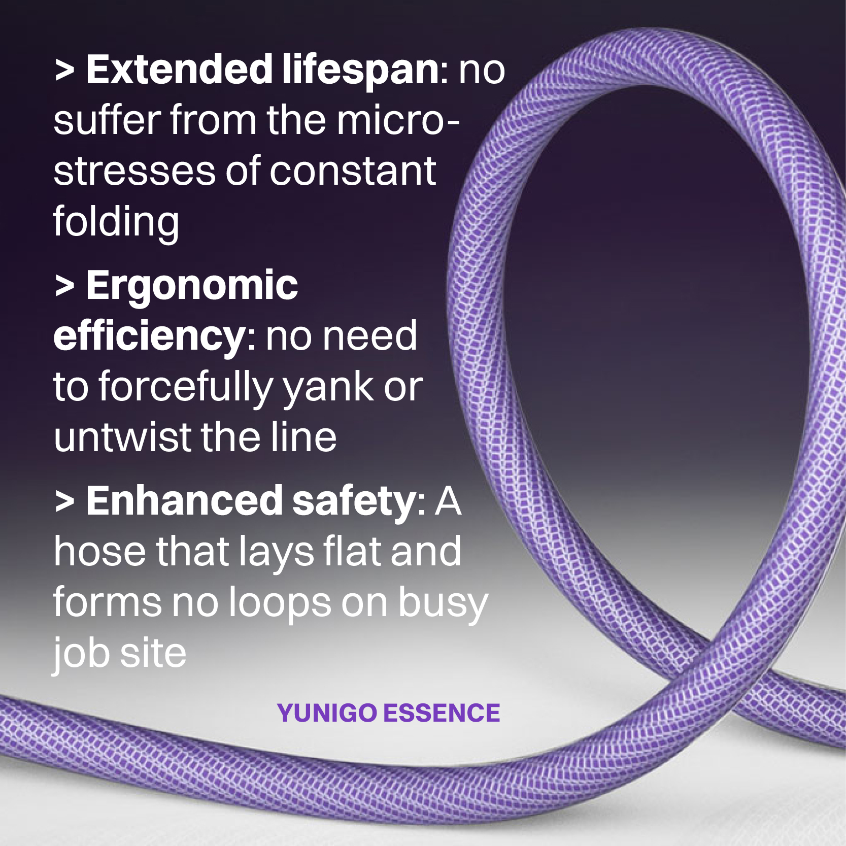 Real benefits of a Kink-Proof garden hose