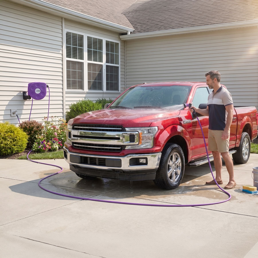 4. Wash your car in the driveway