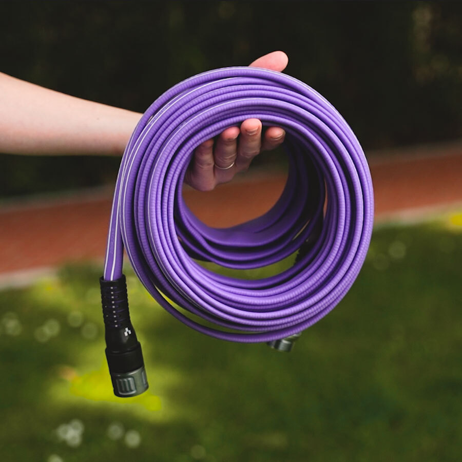When does a flat garden hose make sense?